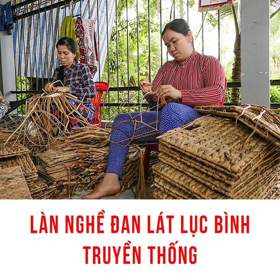 Làng Nghề Đan Lát Lục Bình Tại Đồng Tháp