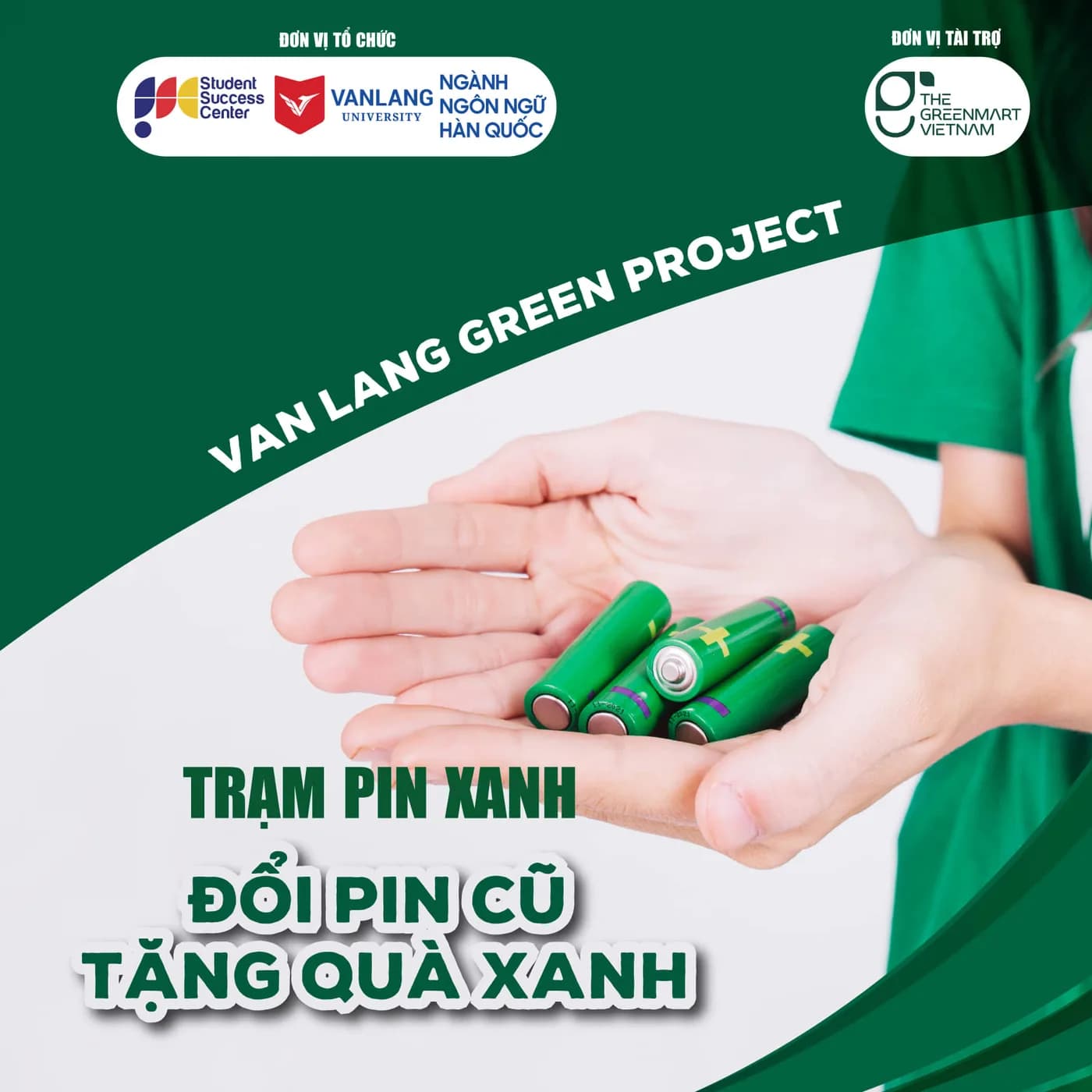 The Greenmart Vietnam đồng hành cùng Dự án “Trạm Pin Xanh” và “Trạm Sách Xanh”