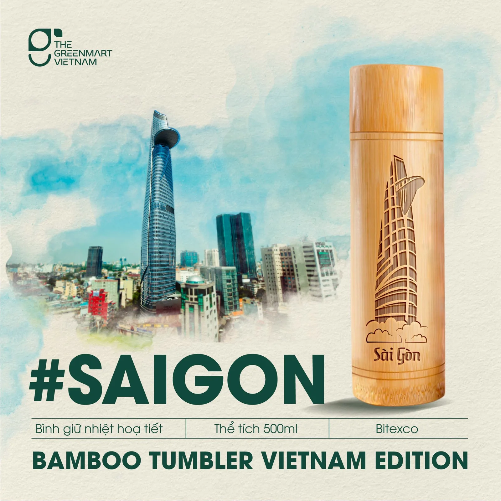 bình giữ nhiệt địa danh Sài Gòn
