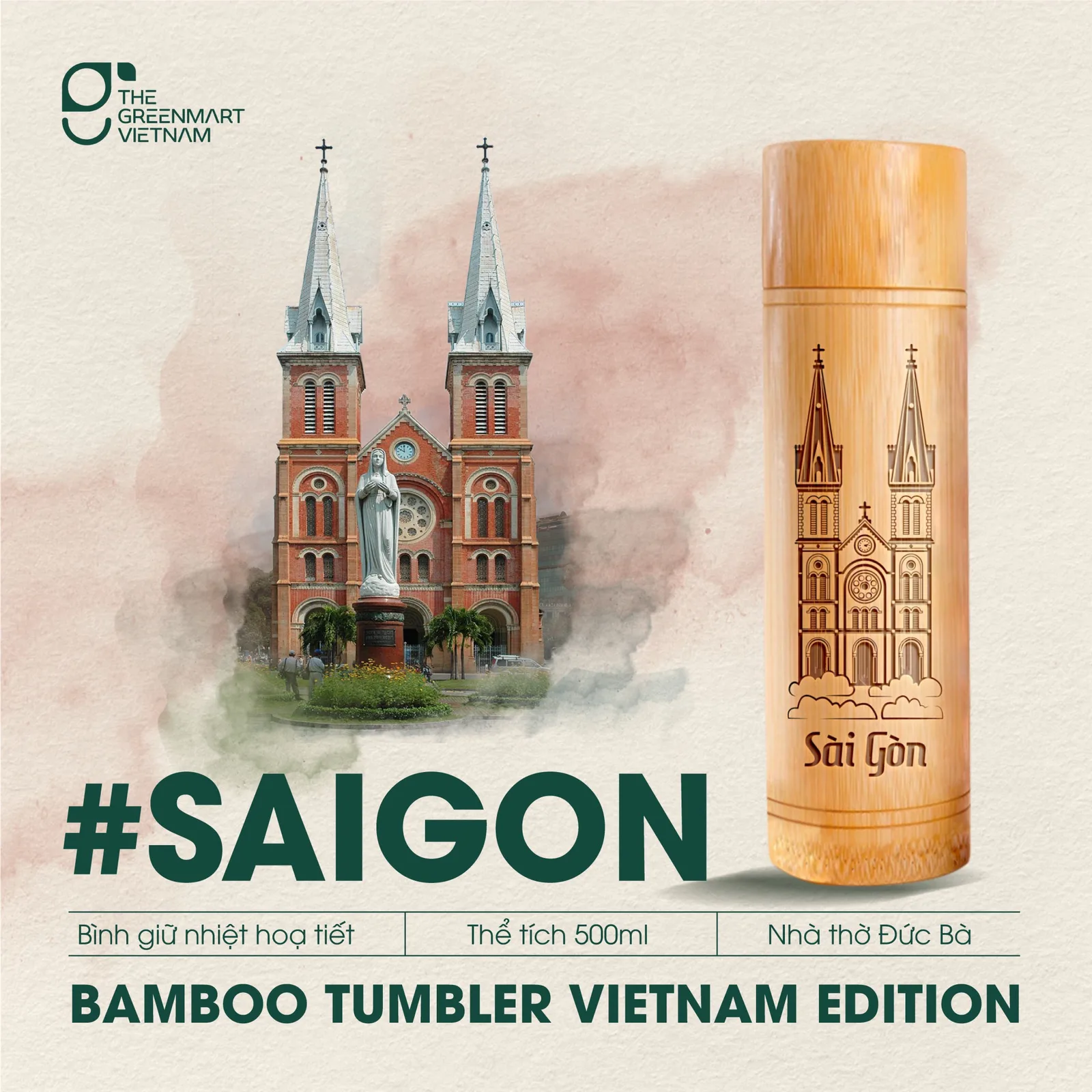 bình giữ nhiệt địa danh Sài Gòn